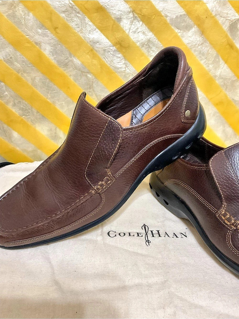 Cole Haan Brown Leather Loafers